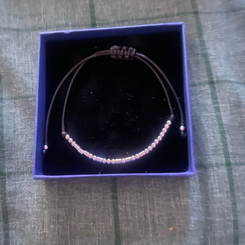 Elegant Silver Beaded Bracelet